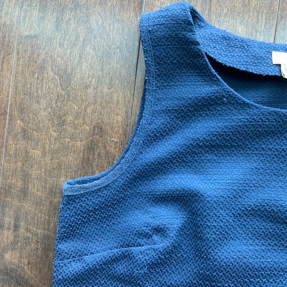 J. CREW Navy Blue Sleeveless Tank. Size 0. - Picture 5 of 9